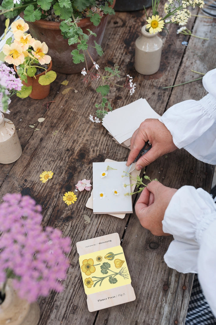 Pocket Flower Press - Vintage Buttercup