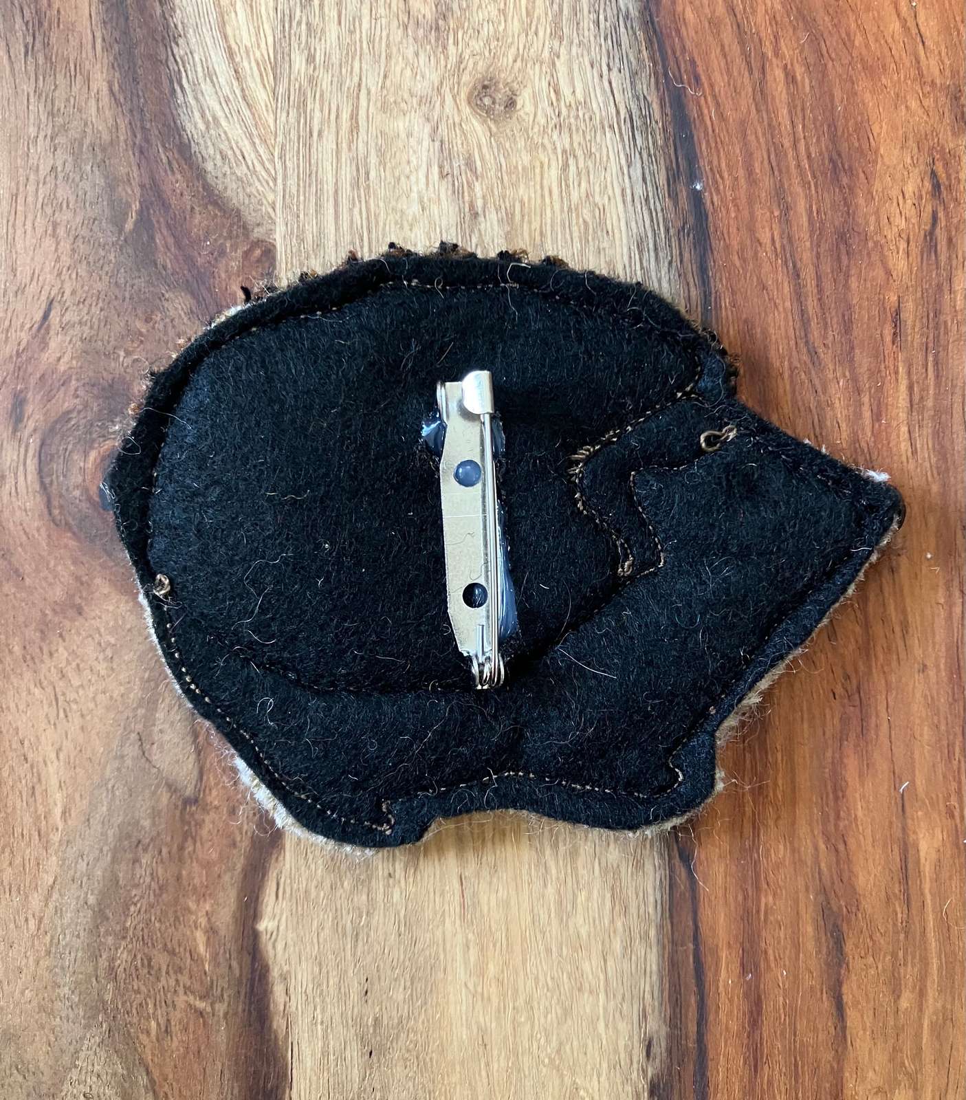 Hedgehog Woven Badge