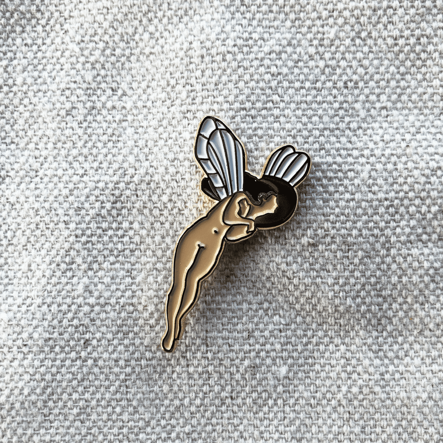Iris Pin Badge