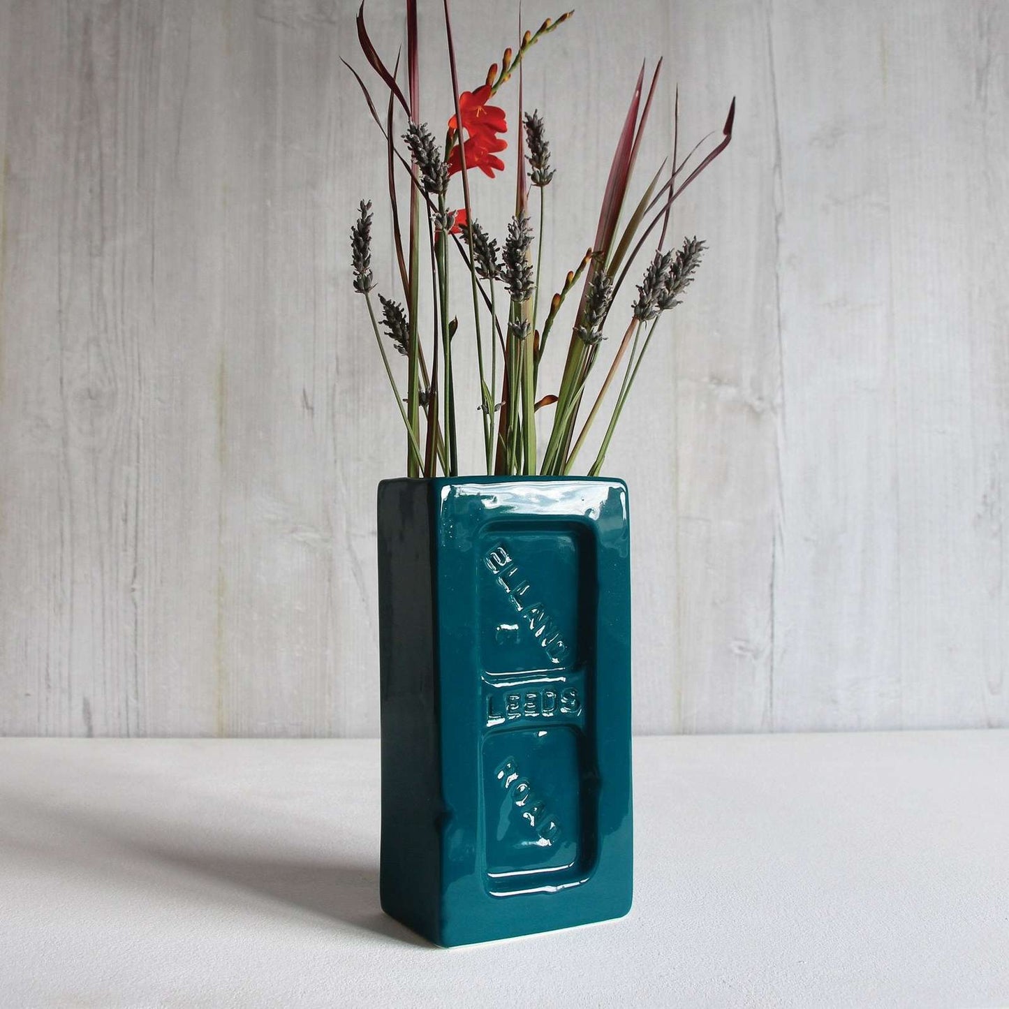 Leeds Brick Vase - Teal