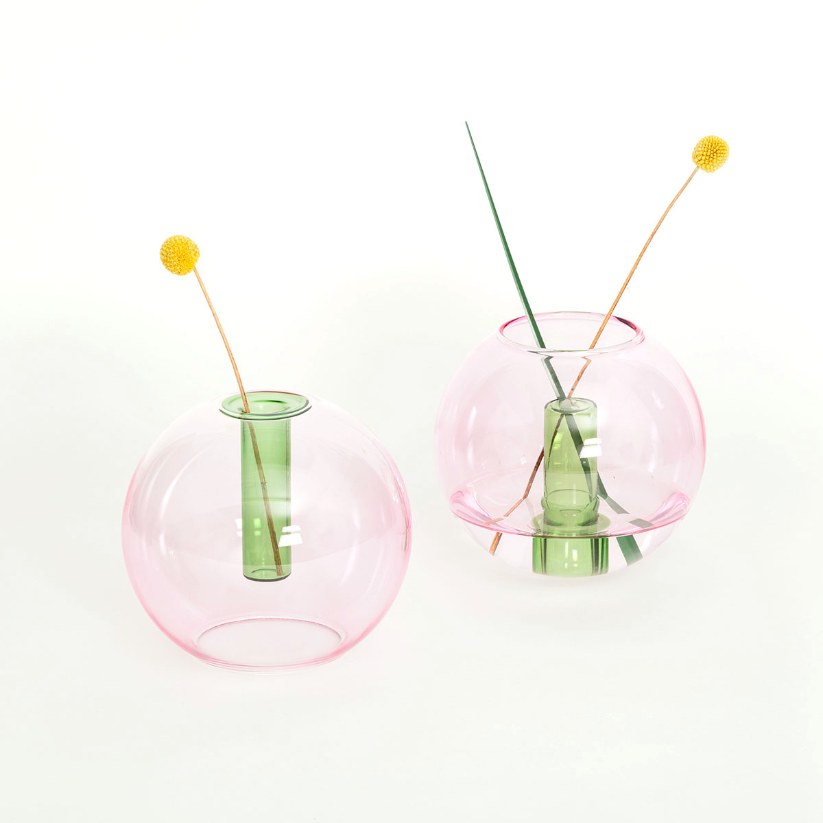 Bubble Vase - Pink / Green