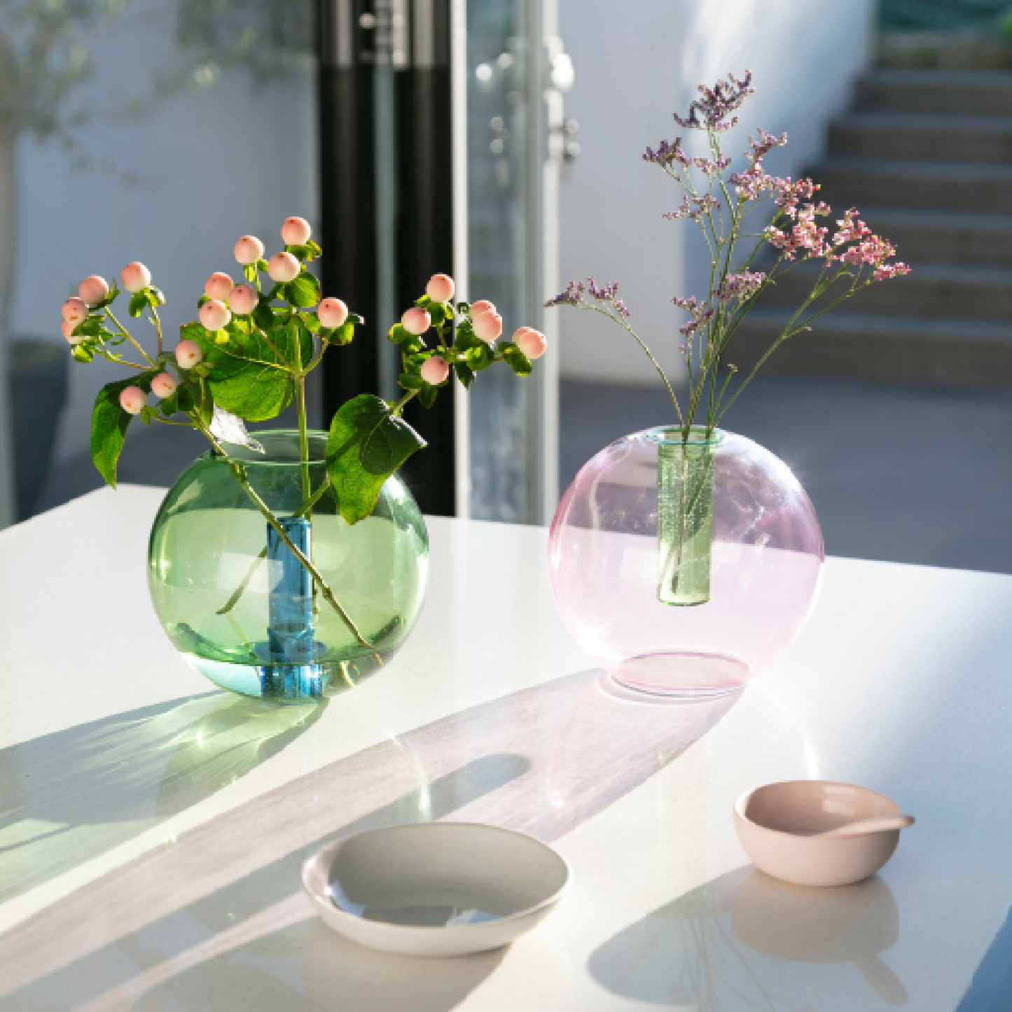 Bubble Vase - Pink / Green