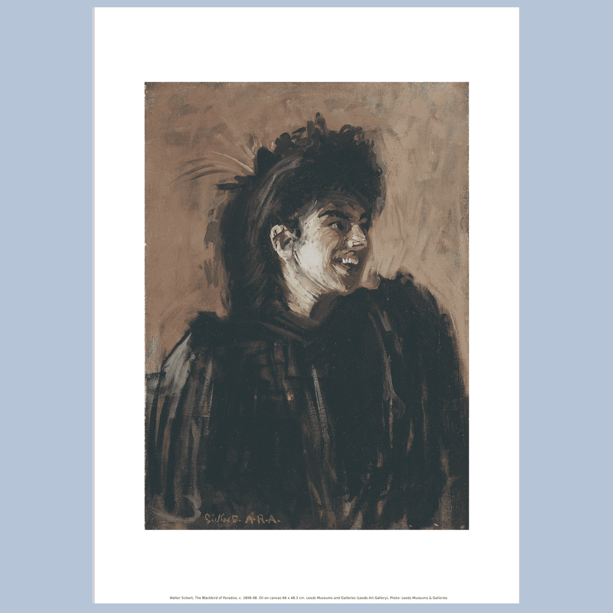 The Blackbird of Paradise by Walter Sickert A3 Print
