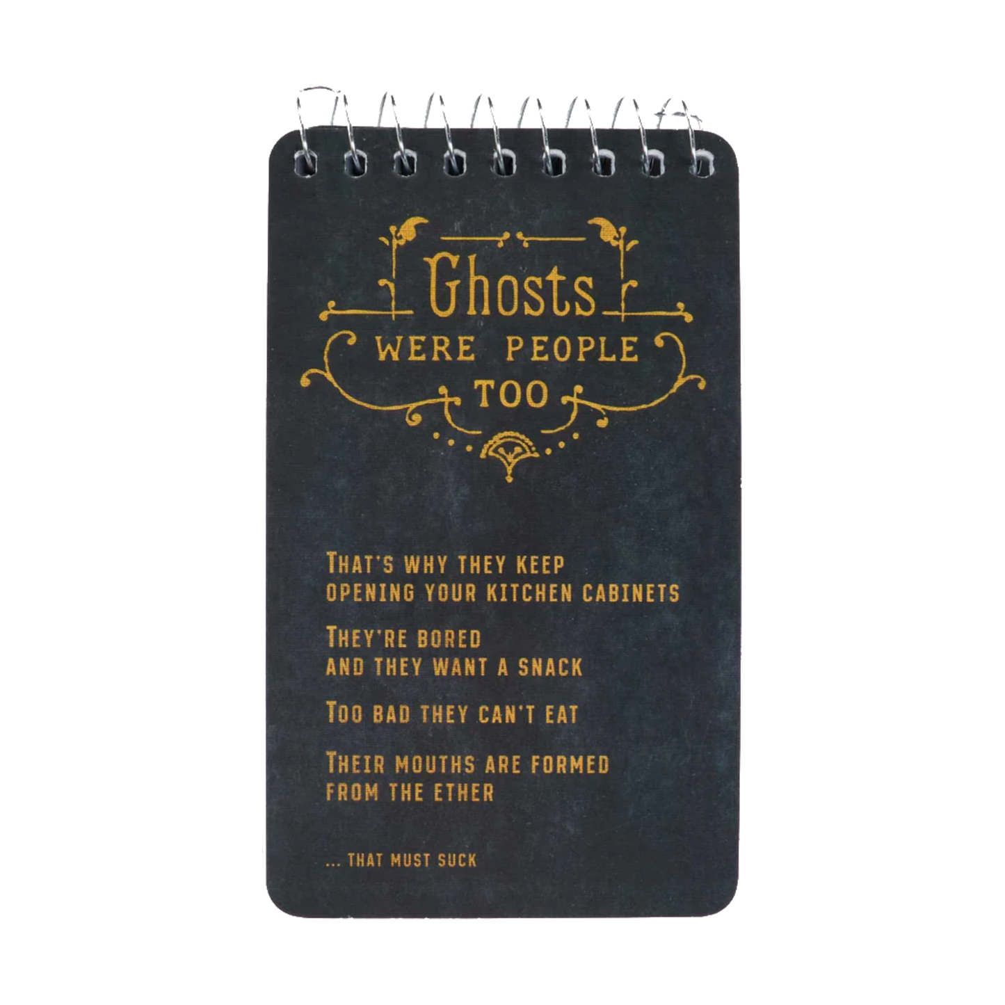 Ghosts Were People Too Notebook