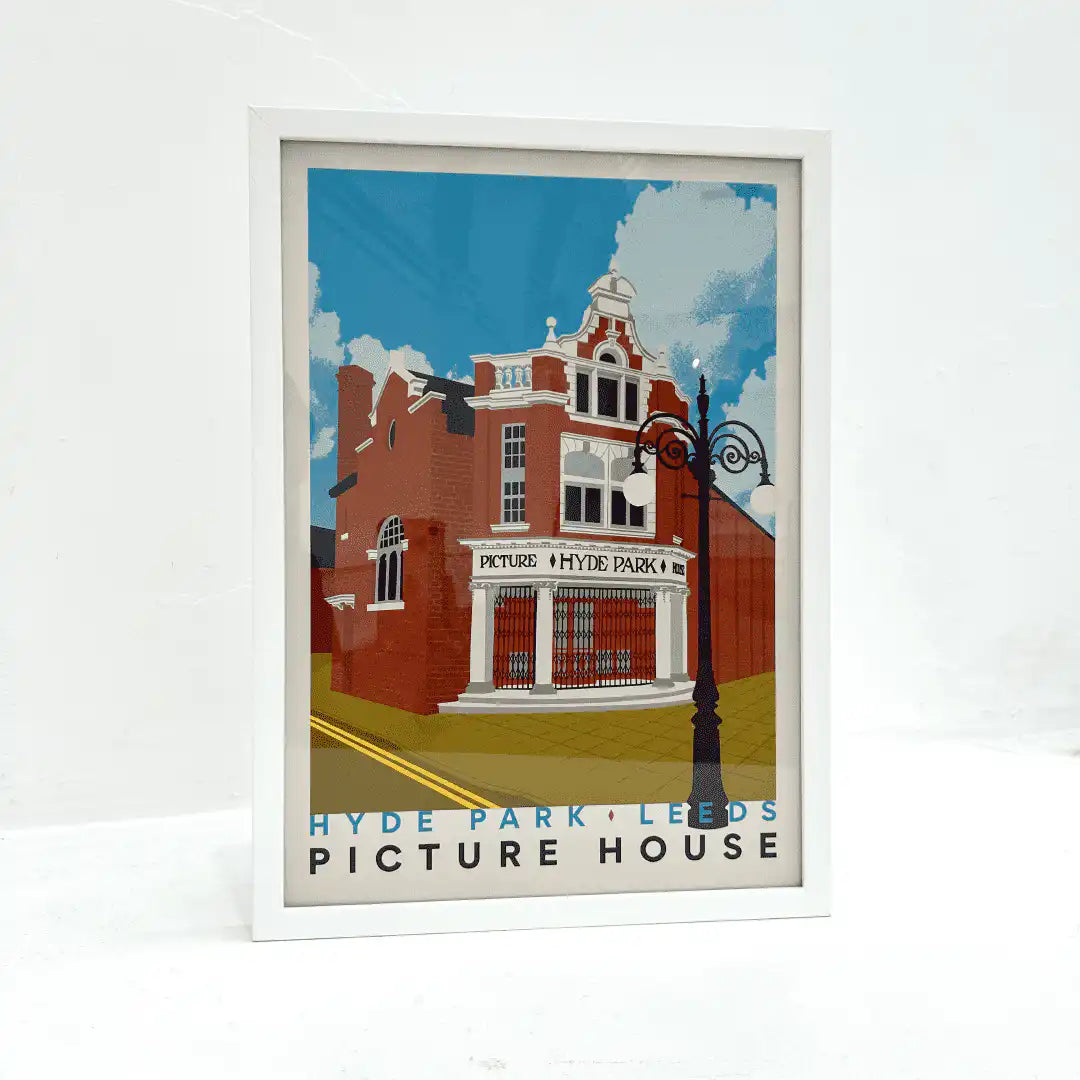 Hyde Park Picture House by Ellie Way A3 Print