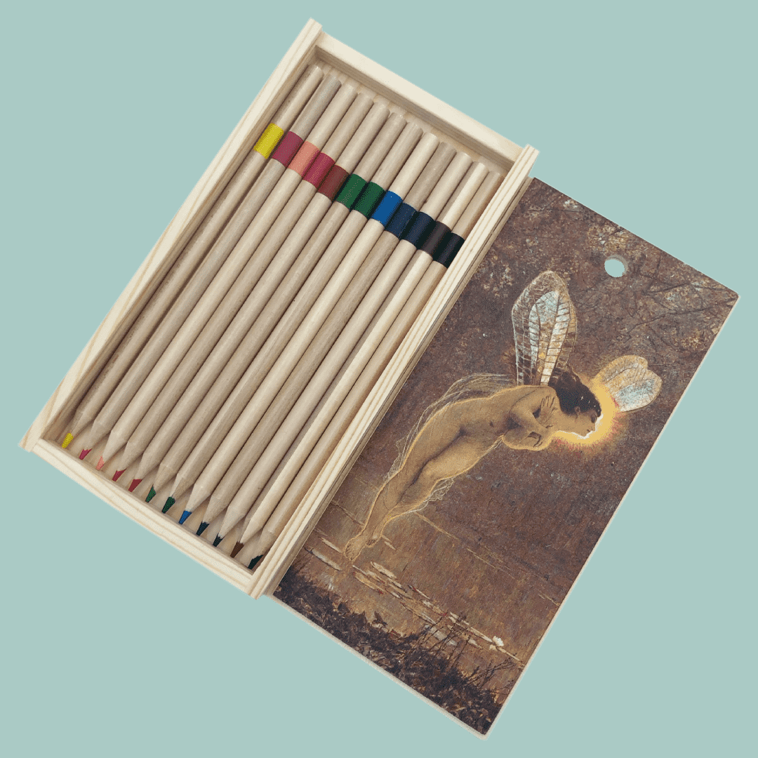 Wooden Pencil Set - Iris