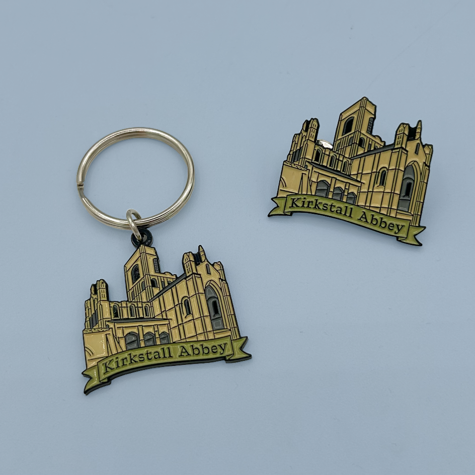 Kirkstall Abbey Enamel Pin Badge