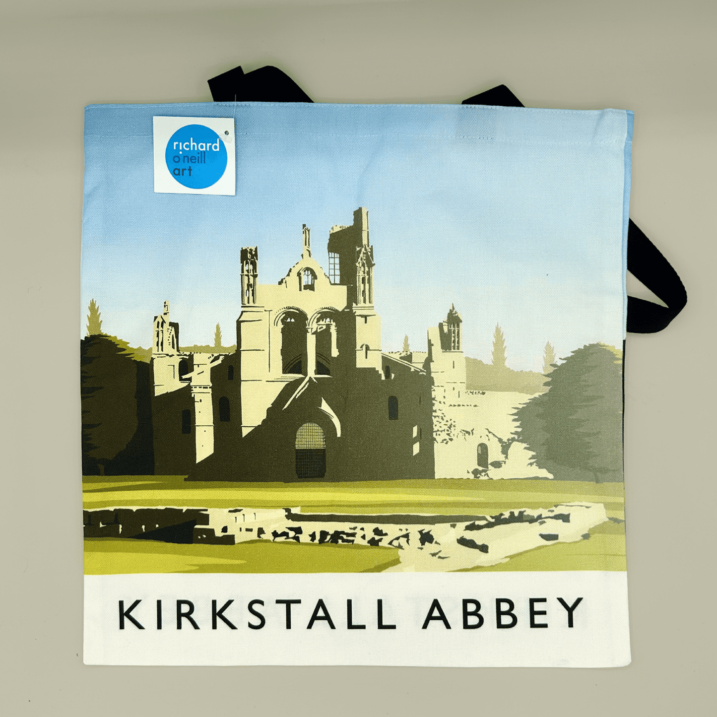 Kirkstall Abbey by Richard O'Neil Tote Bag