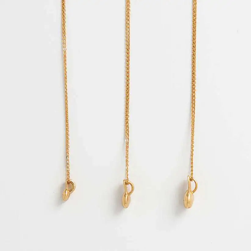 Miffy Medium Head Necklace Gold Vermeil