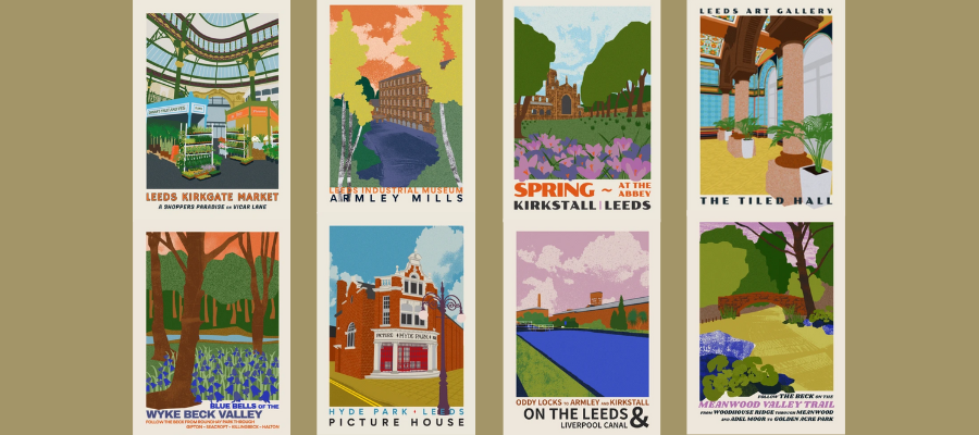 Armley Mills A3 Print by Ellie Way