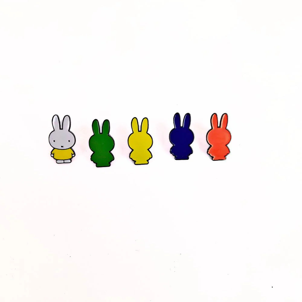 Miffy 70th Anniversary Pin Badge Set