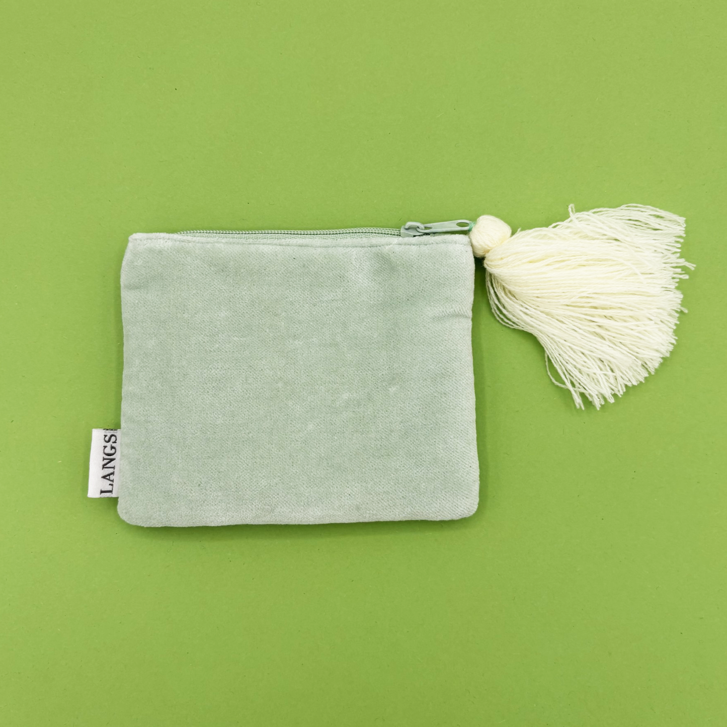 Floral Embroidered Velvet Purse