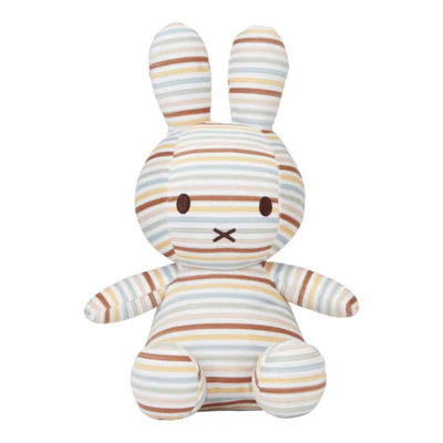 Miffy Cuddle Toy Miffy 35cm all over - Vintage Sunny Stripes
