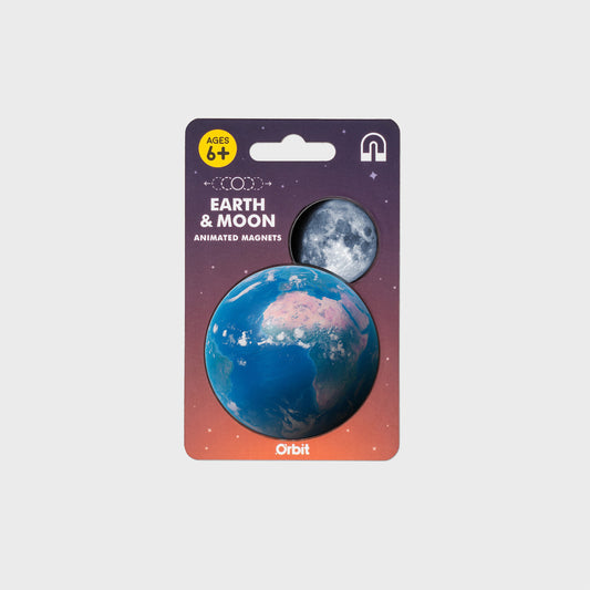 Animated Moon and Earth Magnets