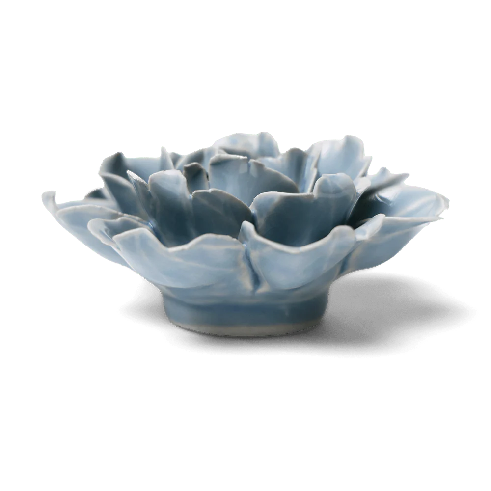 English Garden Ceramic Flower Blue Rose