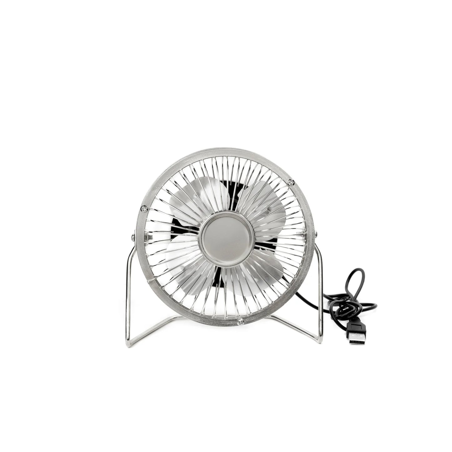Silver USB Desk Fan