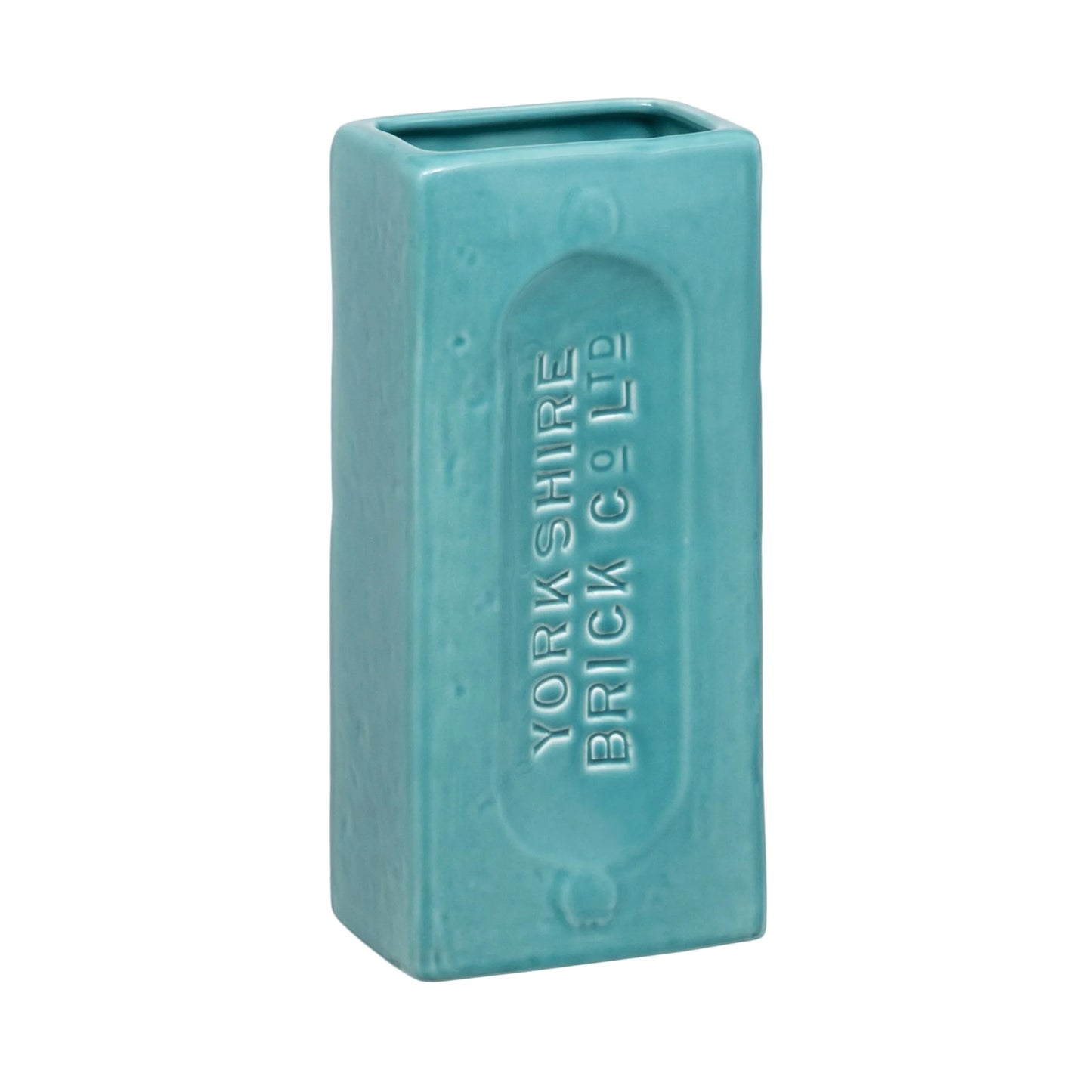 Yorkshire Brick Vase - Turquoise