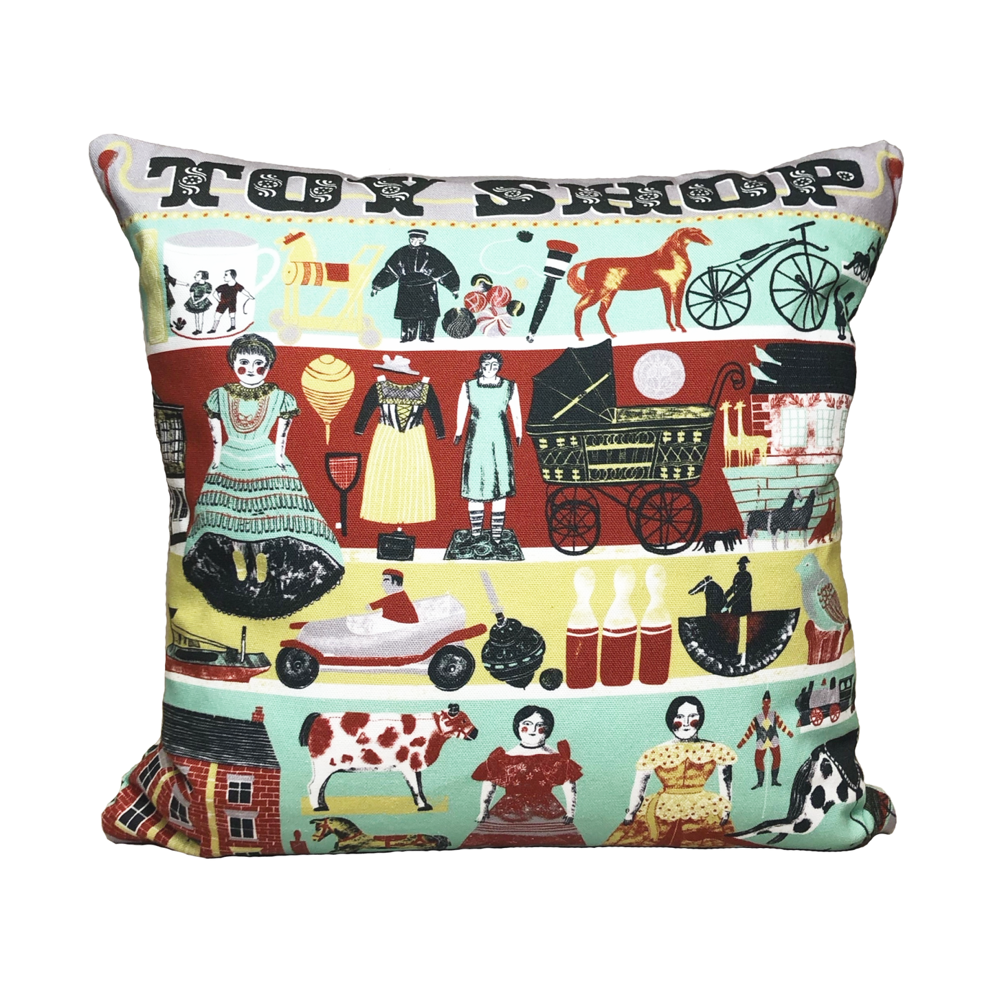 Toy Shop Square Cushion