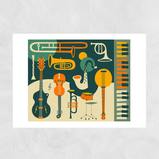 All That Jazz A3 print