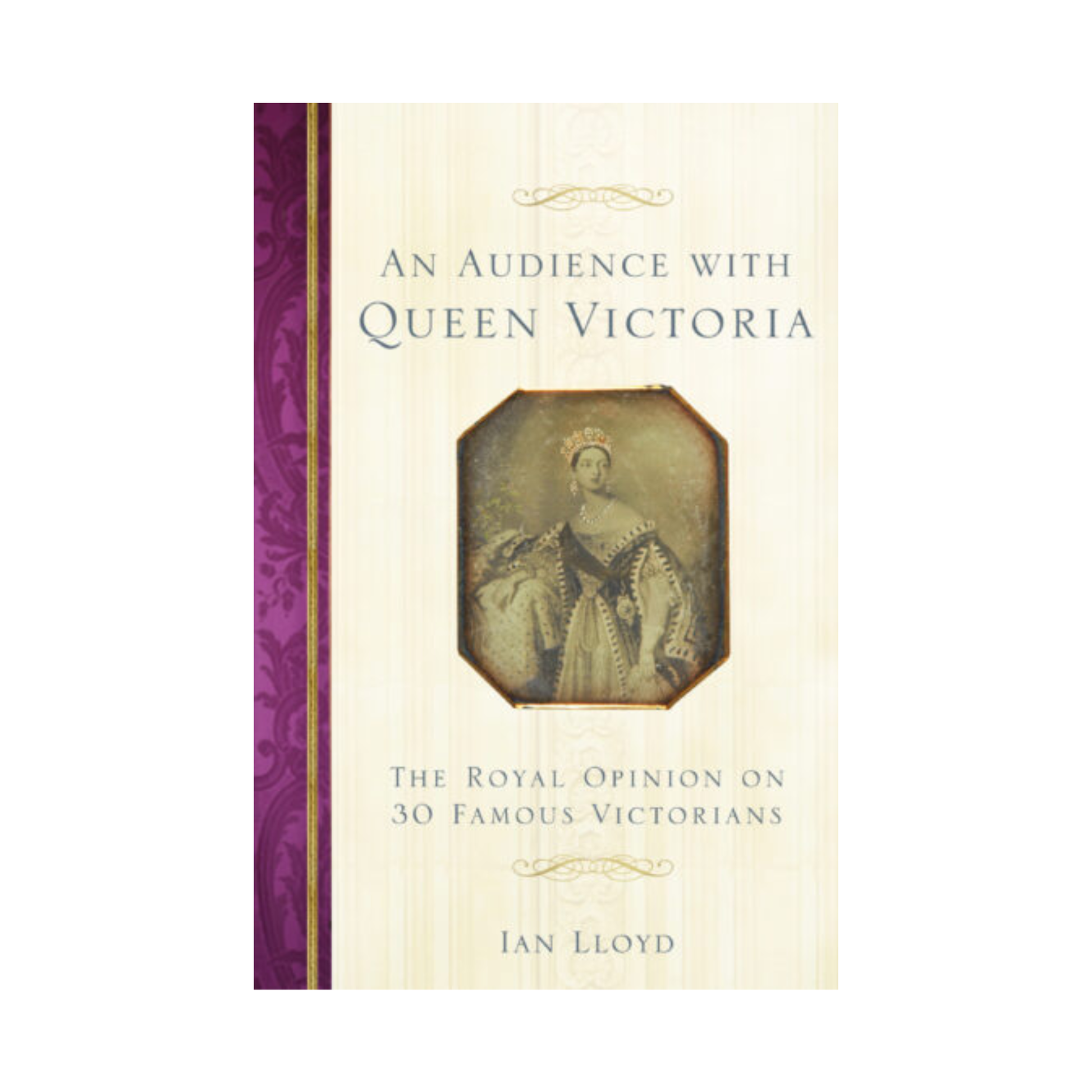 Image of the 'An Audience with Queen Victoria' book cover on a white background