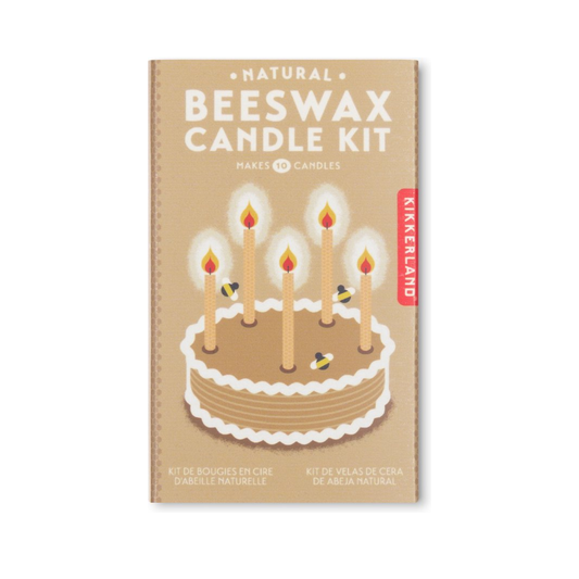 Natural Beeswax Candle kit