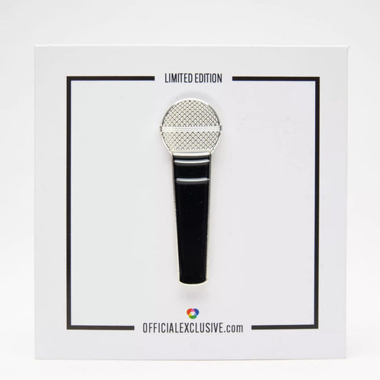 Dynamic Microphone Enamel Pin