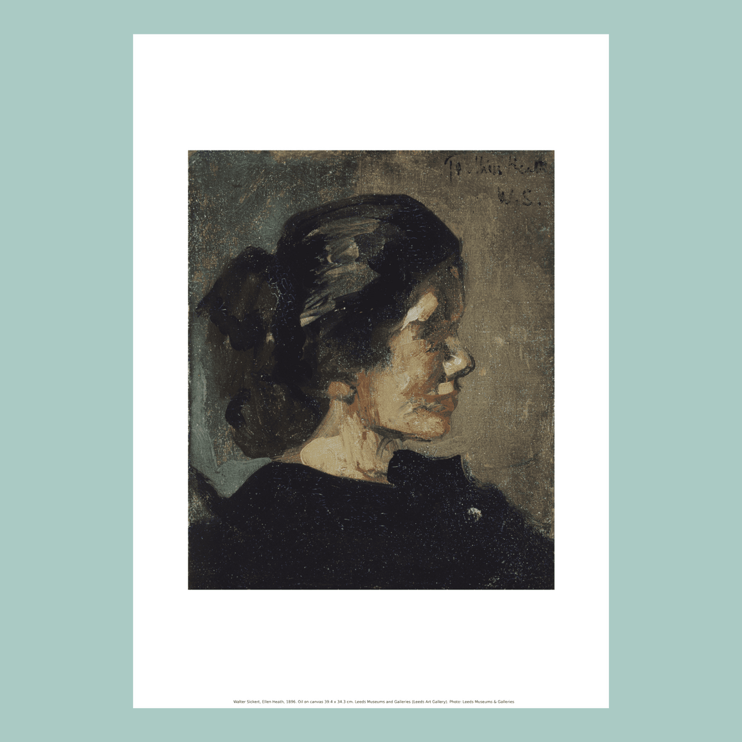 Ellen Heath by Walter Sickert A3 Print