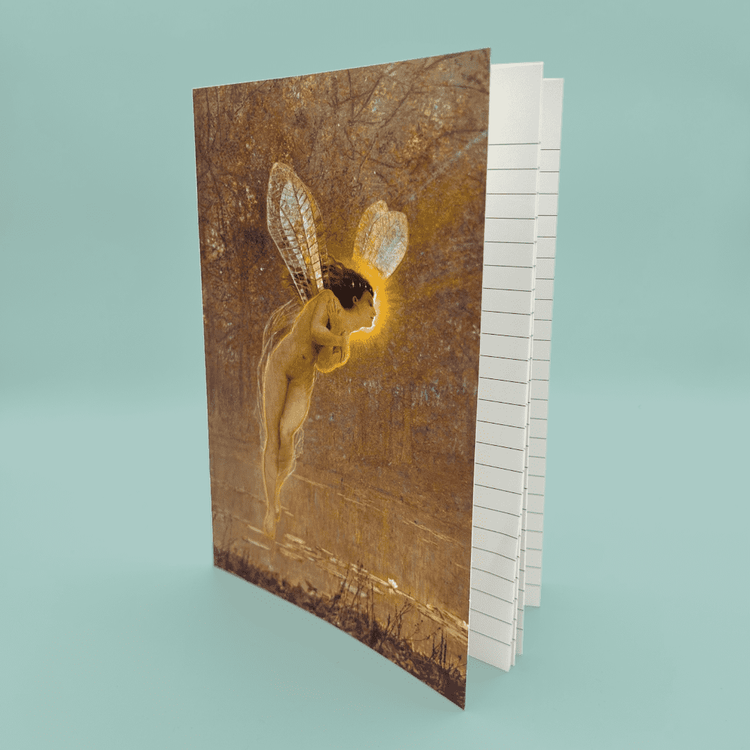Iris by John Atkinson Grimshaw A5 notebook