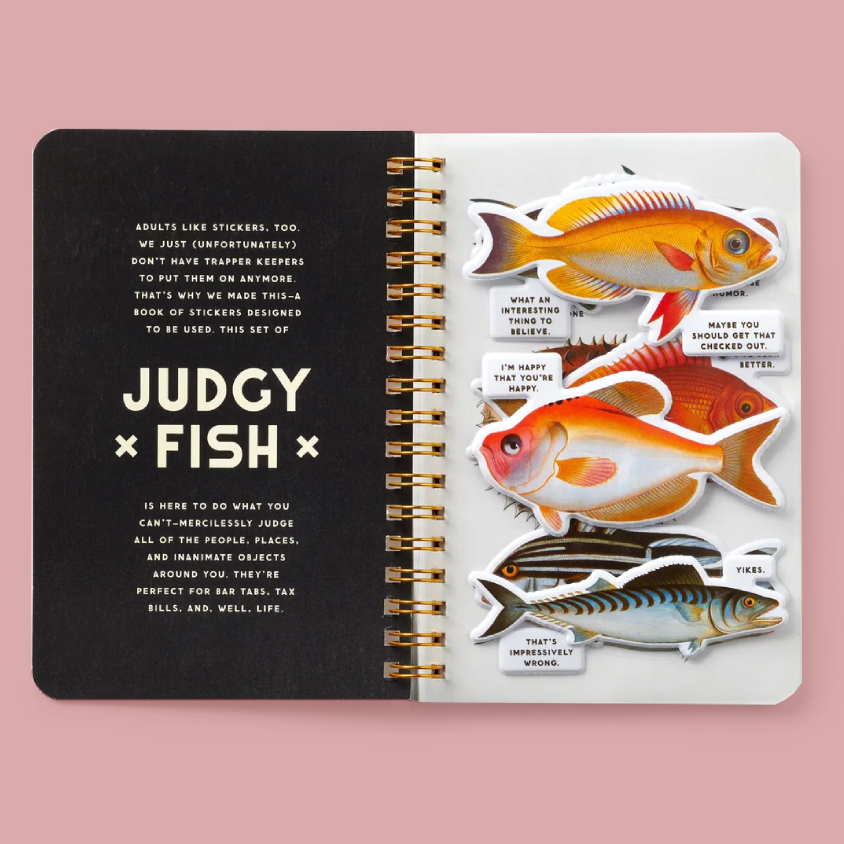 Judgy Fish Sticker Book