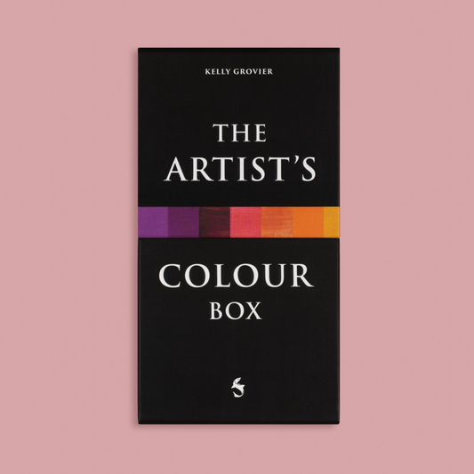 Box cover of 'The Artist's Colour Box' by Kelly Grovier on a pink background