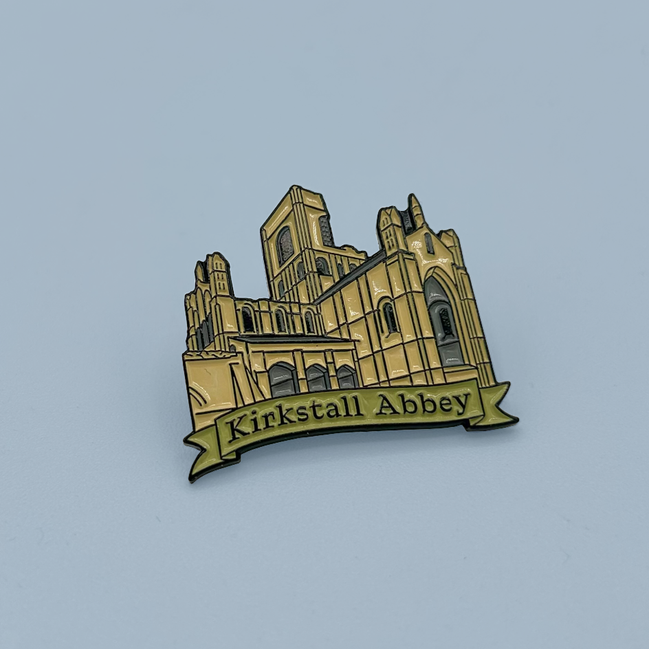 Kirkstall Abbey Enamel Pin Badge