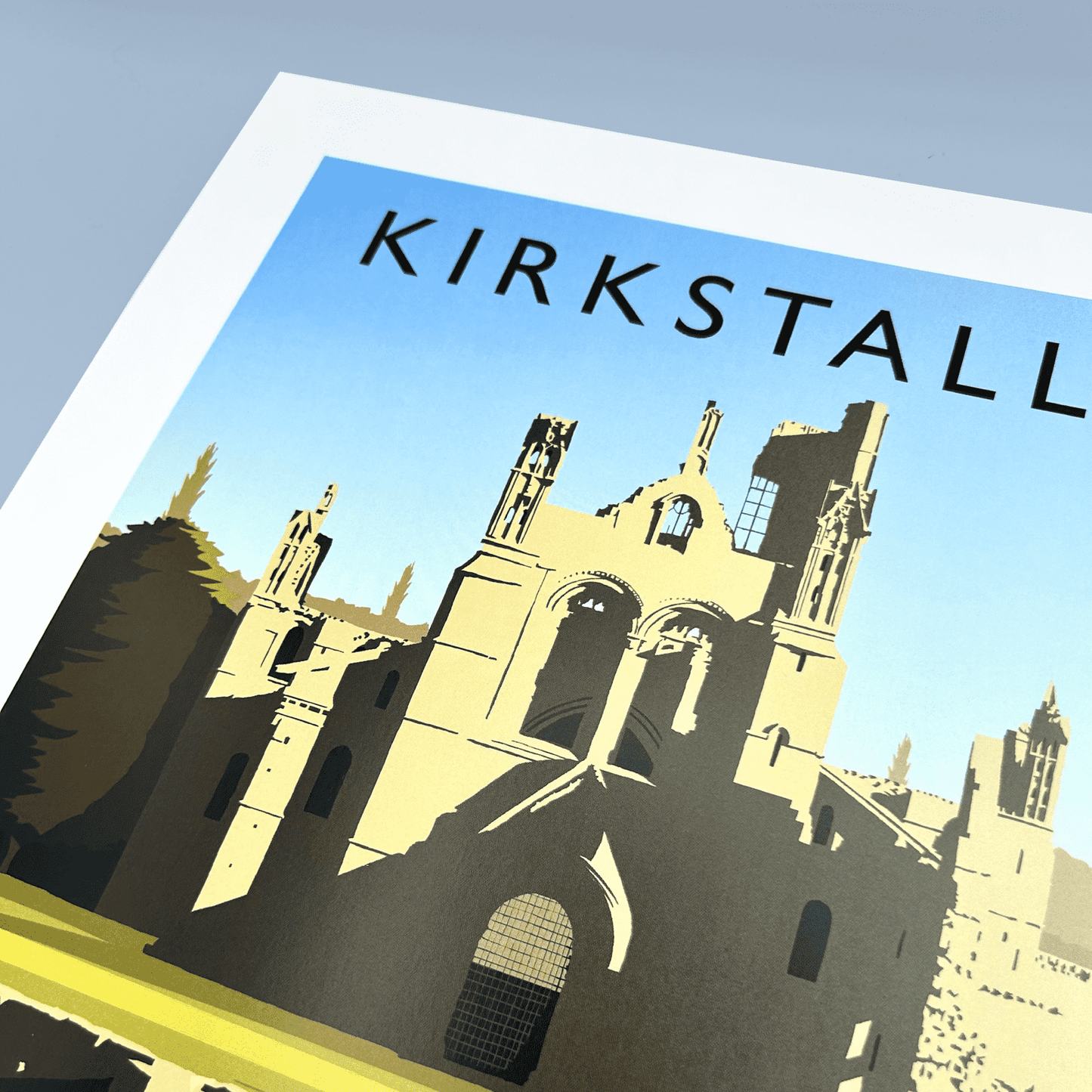 Kirkstall Abbey by Richard O'Neill Art Mini Print