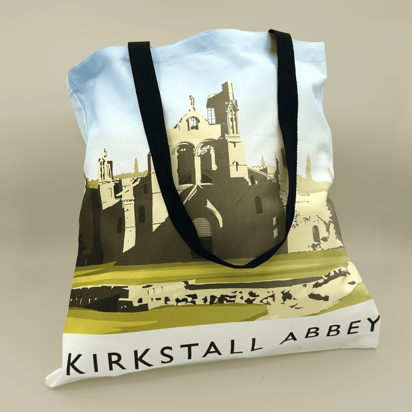Kirkstall Abbey by Richard O'Neil Tote Bag