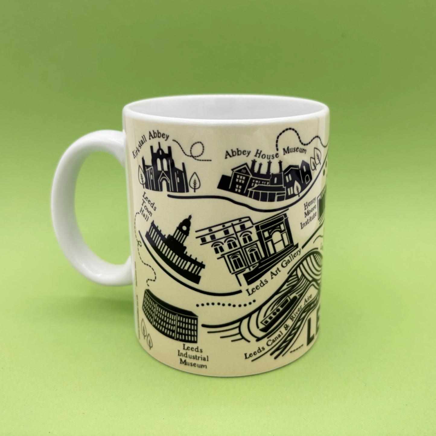 Leeds City Map Mug