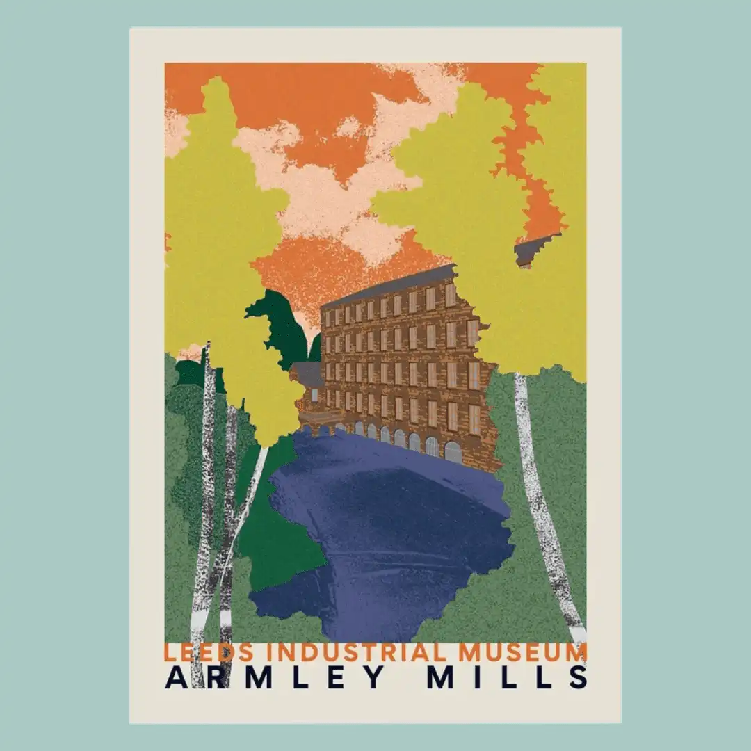 Armley Mills A3 Print by Ellie Way