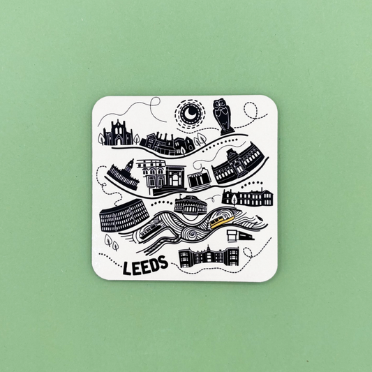 Leeds City Map Coaster
