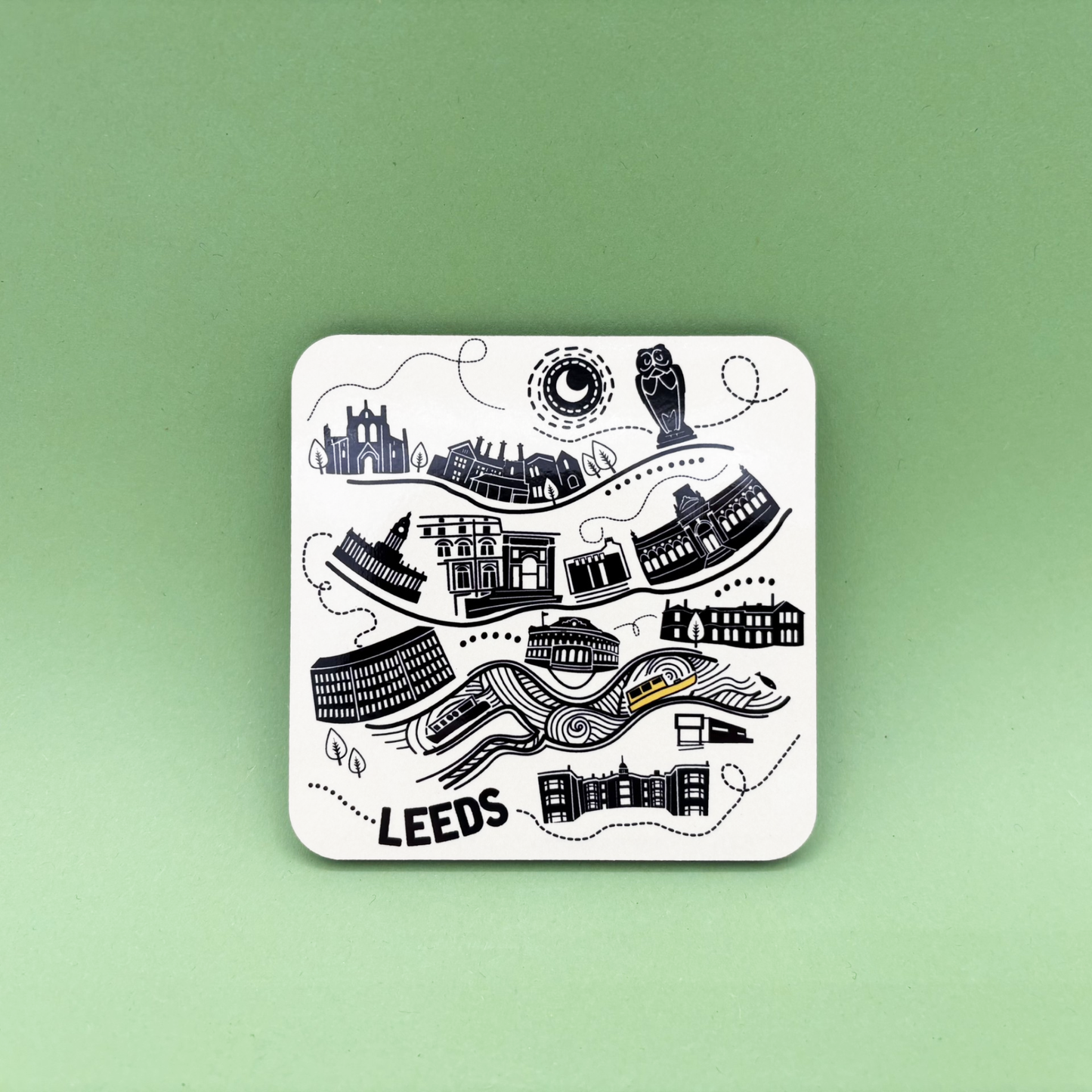 Leeds City Map Coaster
