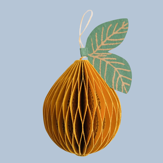 Lemon Honeycomb Ornament