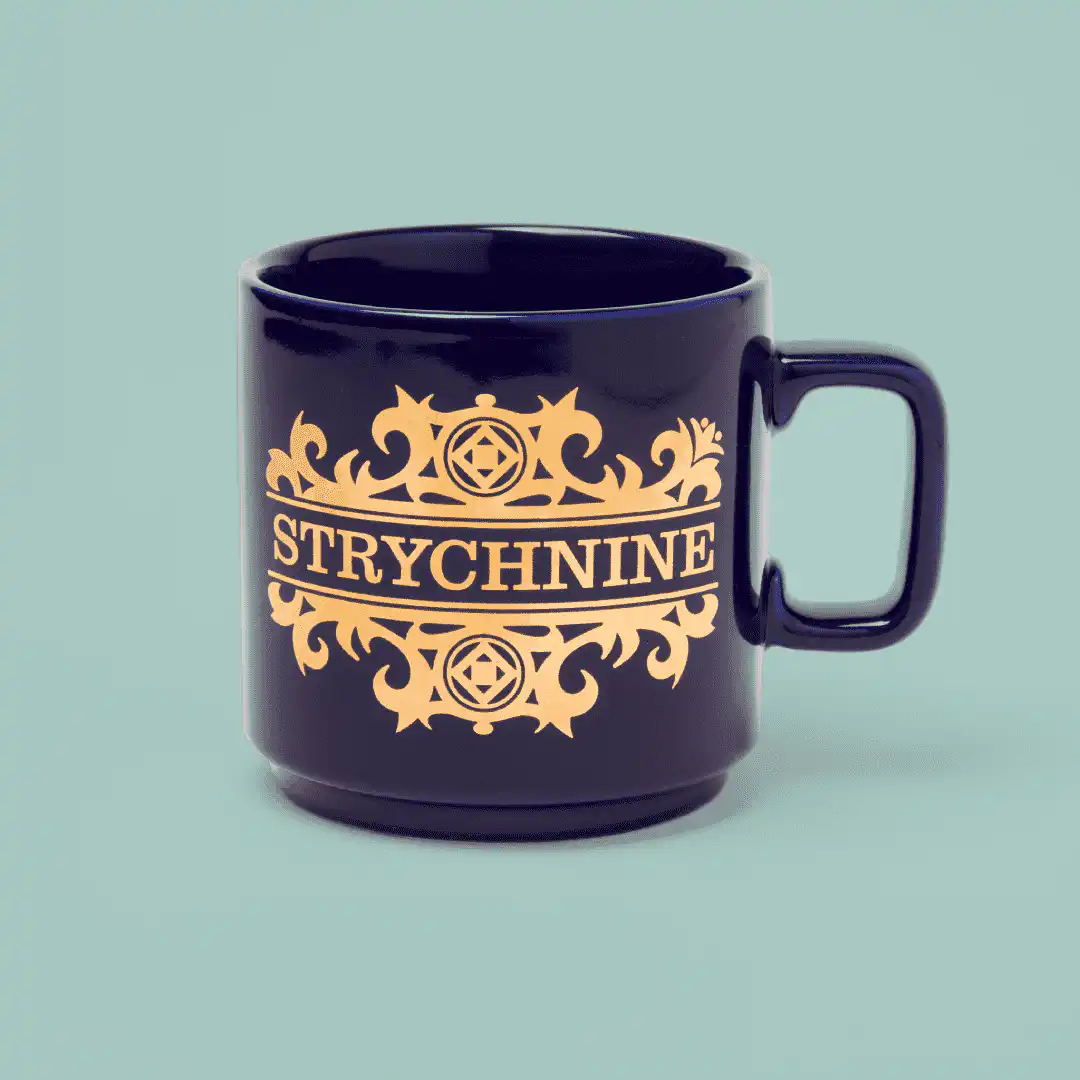 Magpie x Hornsea 'What's your poison?' Mug Strychnine
