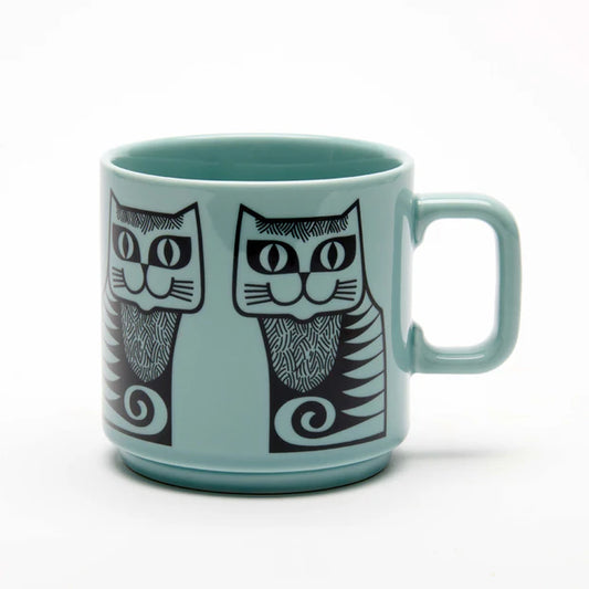 Hornsea Mug Cat - Teal