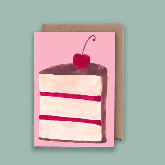 Cake Mini Greetings Card