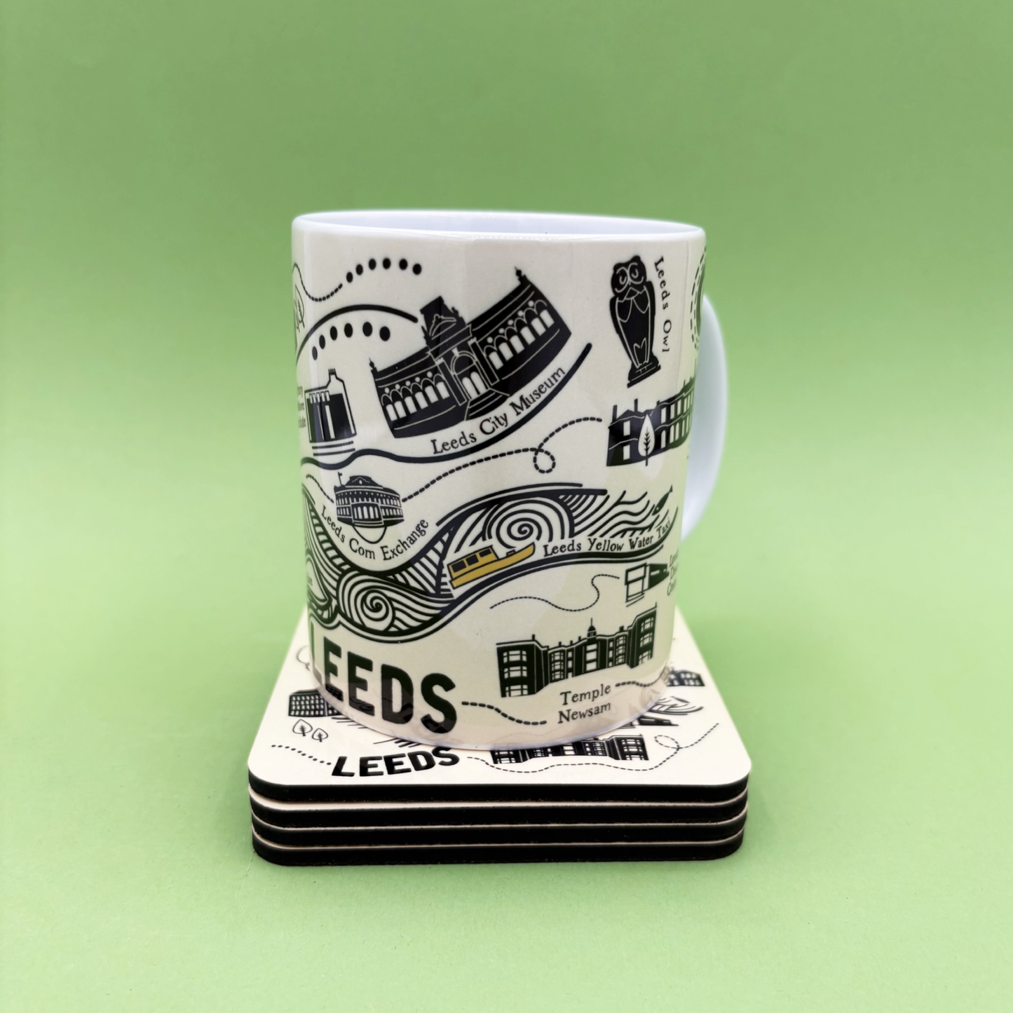 Leeds City Map Coaster