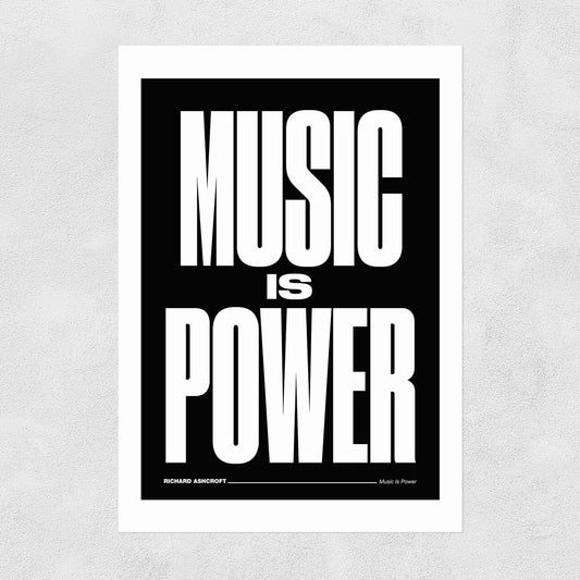 Music is Power A3 print