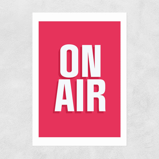 On Air A3 print