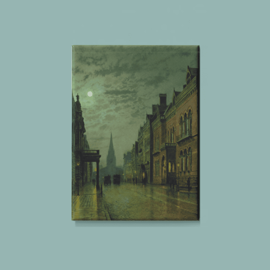 Park Row by John Atkinson Grimshaw Jumbo Magnet