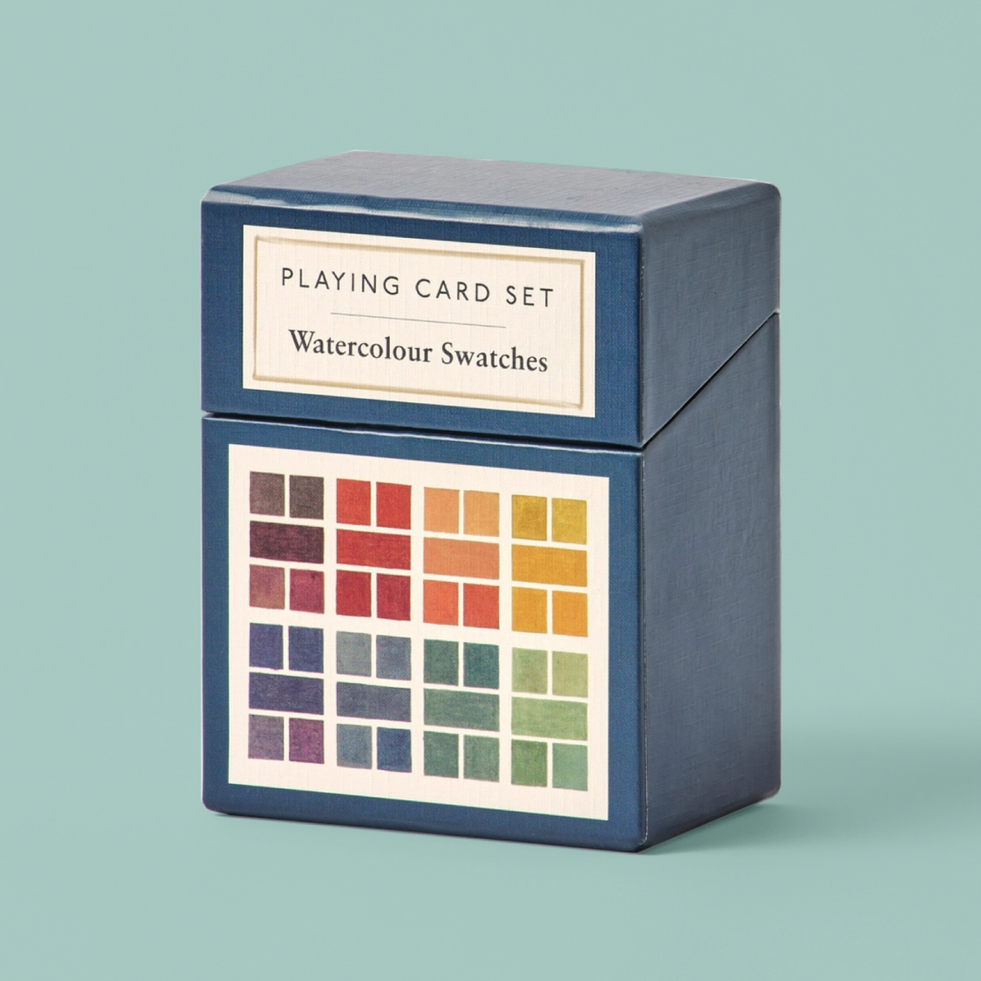 Set of Two Decks of Playing Cards - Watercolour Swatches
