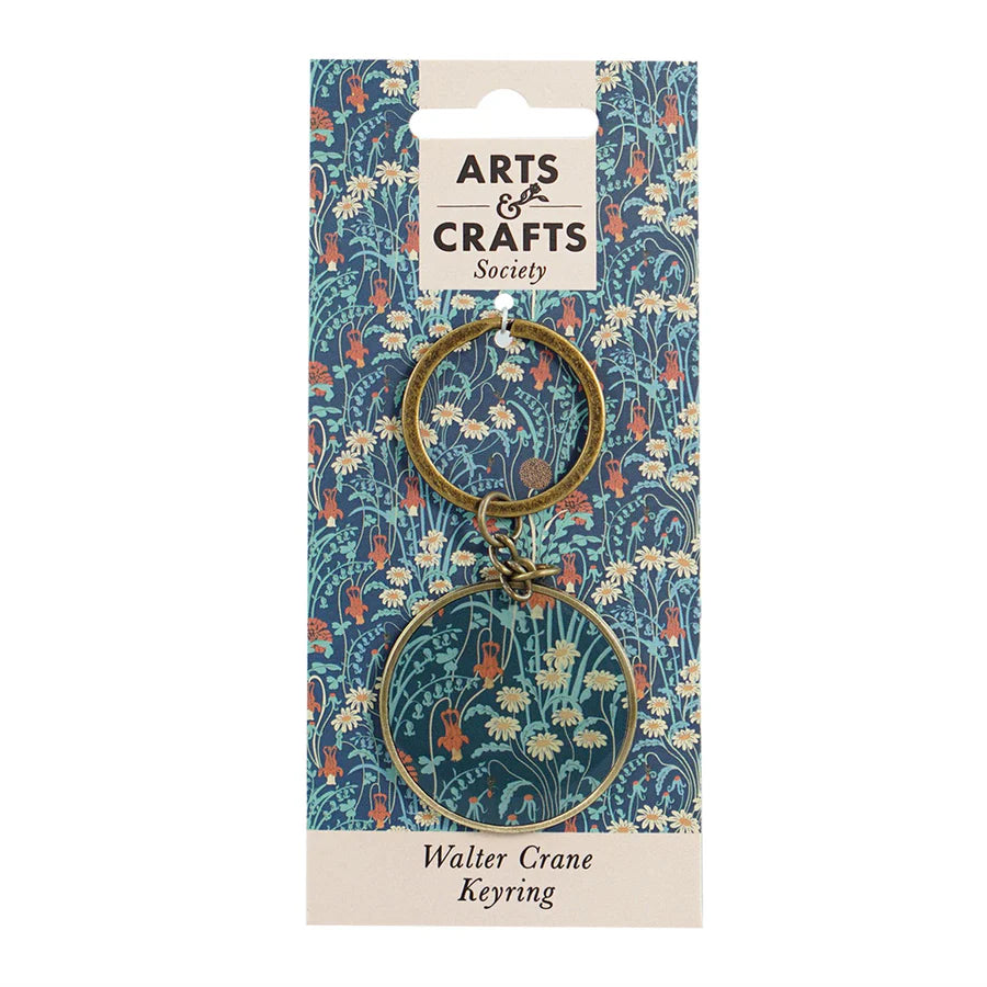 Walter Crane Metal Keyring