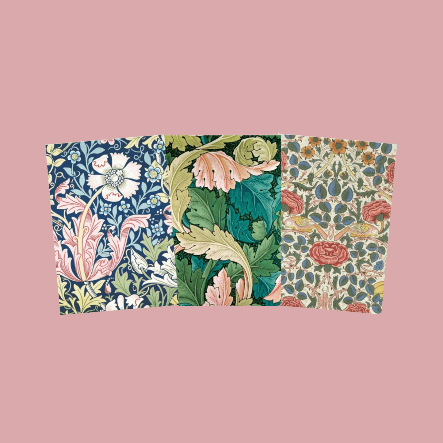 Set of 3 Midi Notebooks: William Morris